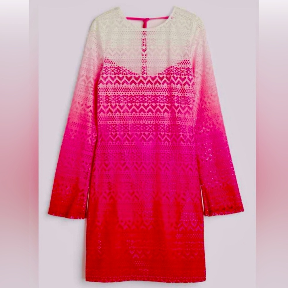 H&M Pink lace dress, casual or beach wear, size M never worn, new without tags
